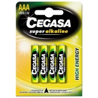 CEGASA PILA SUPER ALC LR03 BLISTER 4 UDS.