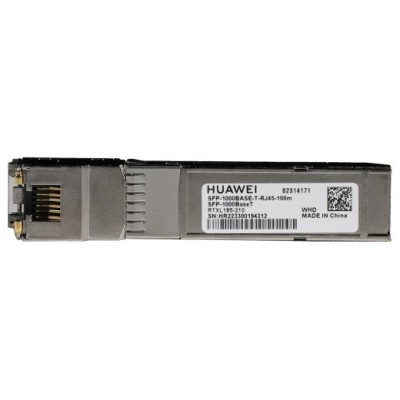 HUAWEI ELECTRICAL TRANSCEIVER,SFP,GE,ELECTRICAL INTERFACE MODULE(100M,RJ45) (SFP-1000BASET) (Espera 4 dias)