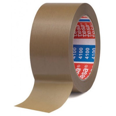 CINTA DE EMBALAJE EN PVC RUGOSO 50MM.X66M. MARRON TESA 04100-00228-00 (MIN6) (Espera 4 dias)