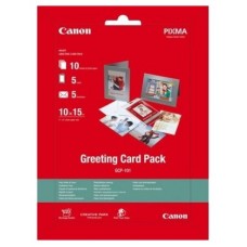 Canon Papel PACK 10 10X15 5 Tarj.FELICITACION 5 SOBRES (GCP-101)