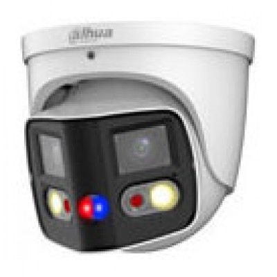 (DH-IPC-PDW3849P-A180-E2-AS-PV-0280B) DAHUA CÁMARA IP DOMO PANORÁMICA TIOC DUO WDR WIZSENSE 2X4MP LED IR & LUZ CÁLIDA IP67 ALARMA SONIDO / LUZ AZUL&ROJA 2.8MM POE (Espera 4 dias)