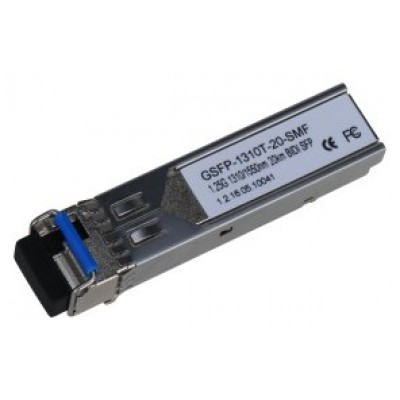 (GSFP-1310T-20-SMF) DAHUA MÓDULO ÓPTICO GIGABIT TRANSCEPTOR DE FIBRA SFP MONOMODO SM PUERTO LC ENVÍO 1310NM RECEPCIÓN 1550NM HASTA 20KM (Espera 4 dias)