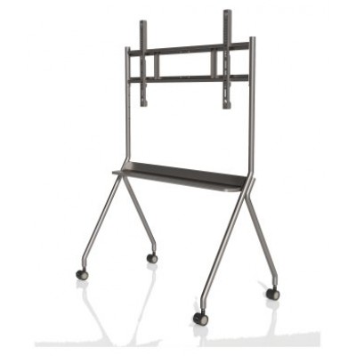 (DHI-PKC-MS0A) DAHUA DISPLAY SOPORTE M&Oacute;VIL PARA PIZARRA INTERACTIVA 55"-75" COLOR PLATA (Espera 4 dias)