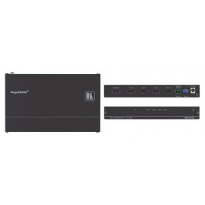 Kramer Electronics VM-4H2 amplificador de línea de video Negro (Espera 4 dias)