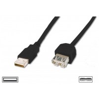 CABLE USB 2.0 TIPO AM-AH BEIGE 1.8 M NANOCABLE