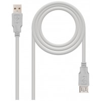 CABLE USB 2.0 TIPO AM-AH BEIGE 3.0 M NANOCABLE