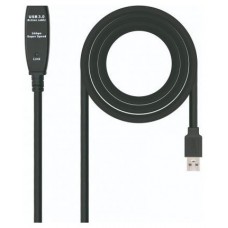 Nanocable Cable USB 3.0 prolongador con amplificador, tipo A/M-A/H, 5m (Espera 4 dias)