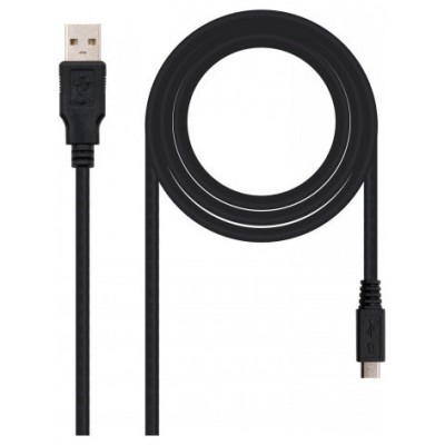 Nanocable Cable USB 2.0 Tipo A/M MicroUsb B/M1,8 M