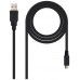Nanocable Cable USB 2.0 Tipo A/M MicroUsb B/M1,8 M
