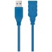 CABLE EXTENSION USB 3.0 TIPO A/M-A/H AZUL 2M NANOCABLE (Espera 4 dias)