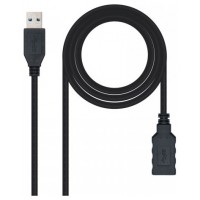 Nanocable - Cable alargador USB 3.0 - Tipo A/M-A/H -