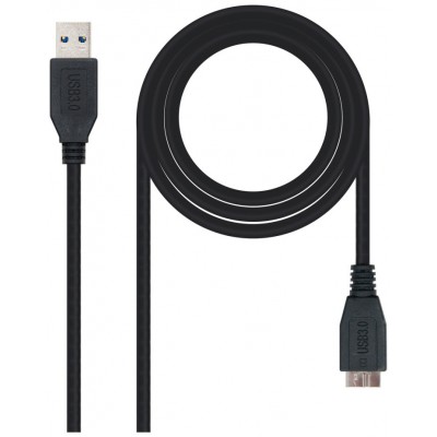 CABLE USB 3.0 TIPO AM-MICRO BM NEGRO 2.0 M NANOCABLE