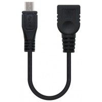 CABLE USB 2.0 OTG TIPO MICRO BM-AH NEGRO 15 CM