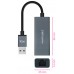 CONVERSOR USB 3.0 ETHERNET GB Mbps GRIS 15 CM