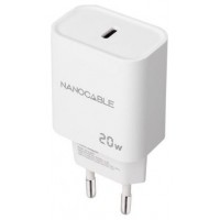 CARGADOR USB-C PD 20W BLANCO NANOCABLE 10.10.2005