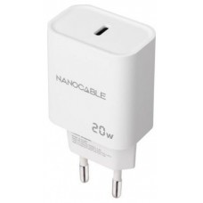 CARGADOR USB-C PD 20W BLANCO NANOCABLE 10.10.2005