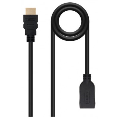 CABLE HDMI PROLONGADOR V2.0 AM-AH NEGRO 3.0 M