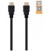 CABLE HDMI V2.0 4K 60HZ 18GBPS AM-AM CERTIFICADO NEGRO