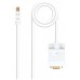 Mini DP - VGA, M-M, 2 m, Blanco