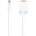 Mini DP - VGA, M-M, 2 m, Blanco