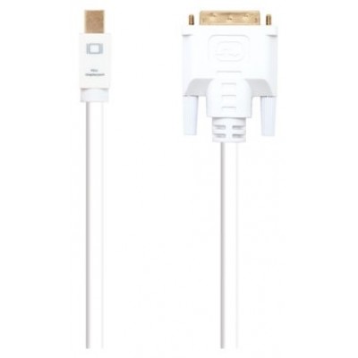 Mini DP - DVI, M-M, 2 m, Blanco