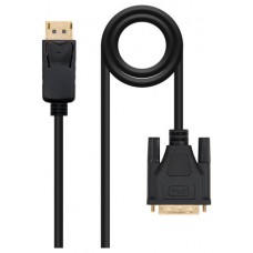 CABLE CONVERSOR DISPLAYPORT A DVI DPM-DVIM NEGRO 1M