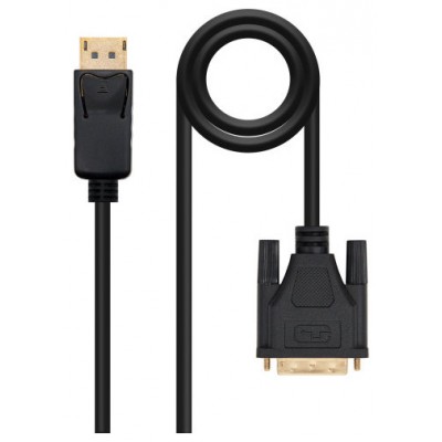CABLE CONVERSOR DISPLAYPORT A DVI DPM-DVIM NEGRO 1M
