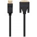 CABLE CONVERSOR DISPLAYPORT A DVI DPM-DVIM NEGRO 1M