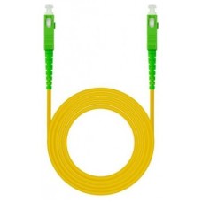 CABLE FIBRA SC/APC-SC/APC MONOMODO LSZH AMARI.100M