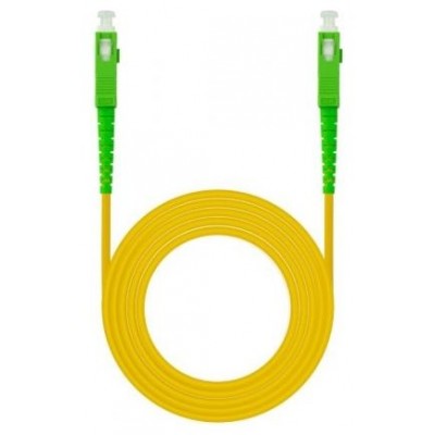 Cable de Fibra Optica SC/APC a SC/APC Monomodo Simplex