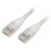 CABLE RED LATIGUILLO RJ45 CAT.5E UTP AWG24 BLANCO 1.0