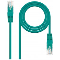 RJ-45, Cat5e, UTP, AWG 24, Verde, 2m