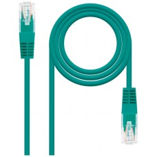 CABLE RED LATIGUILLO RJ45 CAT.5E UTP AWG24 VERDE 2.0 M