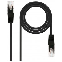 CABLE DE RED LATIGUILLO RJ45 CAT.5E UTP AWG24 3 M NEGRO NANOCABLE (Espera 4 dias)