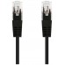 RJ-45, Cat5e, UTP, AWG 24, Negro, 10m
