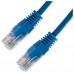 CABLE RED LATIGUILLO RJ45 CAT.5E UTP AWG24 AZUL 10 M