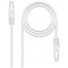 CABLE RED LATIGUILLO RJ45 CAT.5E UTP AWG24 BLANCO 10 M