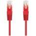 CABLE RED LATIGUILLO RJ45 CAT.6 UTP AWG24 ROJO 25 CM