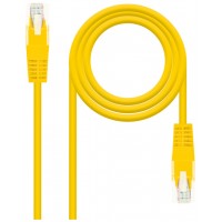 CABLE RED LATIGUILLO RJ45 CAT.6 UTP AWG24 AMARILLO 25