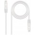 CABLE RED LATIGUILLO RJ45 CAT.6 UTP AWG24 BLANCO 2.0 M