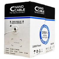 Nanocable - Cable de red bobina 305m RJ45 Cat5E FTP