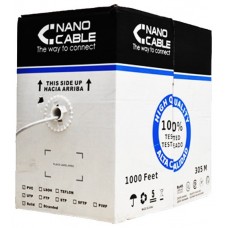 CABLE RED RJ45 CAT.6 FTP RIGIDO AWG24 305 M NANOCABLE