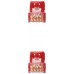 CABLE DE RED LATIGUILLO RJ45 UTP CAT6A AWG24 LSZH 0.30 M ROJO NANOCABLE (Espera 4 dias)