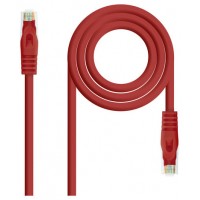 CABLE RED LATIGUILLO RJ45 LSZH CAT.6A UTP AWG24 ROJO
