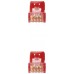 Cat6A, RJ-45, UTP, LSZH, AWG 24, 0.5 m, Rojo