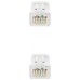 CABLE DE RED LATIGUILLO RJ45 UTP CAT6A AWG24 0.5 M BLANCO NANOCABLE (Espera 4 dias)