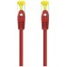 CABLE DE RED LATIGUILLO RJ45 SFTP CAT6A AWG26 0.5 M ROJO NANOCABLE (Espera 4 dias)