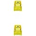CABLE DE RED LATIGUILLO RJ45 SFTP CAT6A AWG26 0.5 M AMARILLO NANOCABLE (Espera 4 dias)