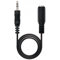 Nanocable - Cable alargador audio estereo 5m - jack