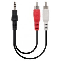 Nanocable - Cable audio estereo, Jack 3.5/M-2xRCA/M,